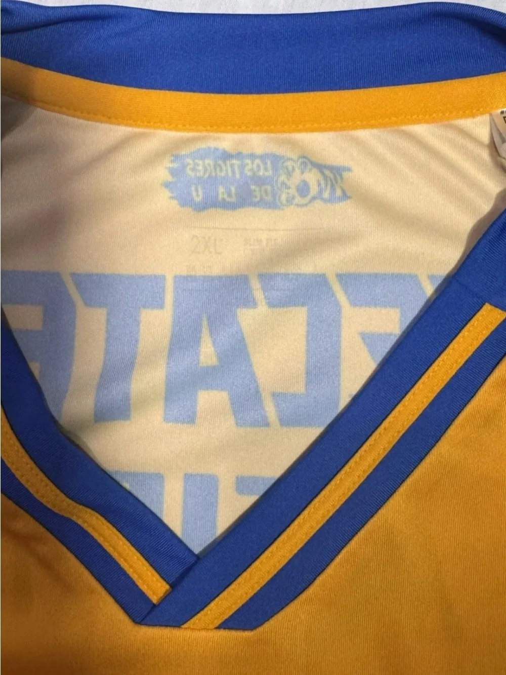 adidas Men’s Monterrey U Soccer Jersey in Yellow and Blue